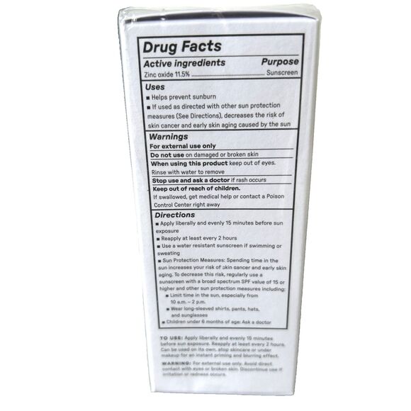 U BEAUTY Multimodal Sheer Mineral Broad Spectrum SPF 25 Skincare & Primer NEW - Picture 5 of 7